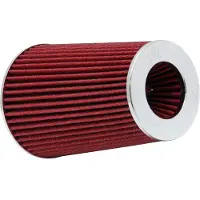 K&N K&amp;N RG-Serie universeel vervangingsfilter met 3 aansluitdiameters Rood (RG-1002RD) Type 2 KN RG1002RDL K&N