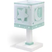 DALBER Kinderkamer tafellamp Moonlight turquoise