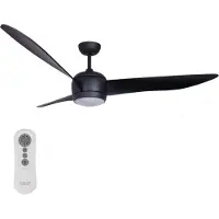 Lucci air Beacon Airfusion Nordic Indoor Plafondventilator 143CM Zwart (Incl. Verlichting) 512910