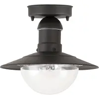 Rabalux - Plafondlamp voor buiten / Diameter: 24 cm - Zwart