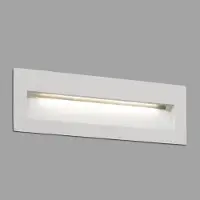 Faro Nat - inbouw wandverlichting - 22,5 x 7,3 x 7,5 cm - 8W LED incl. - IP65 - mat wit