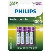 Philips R03B4RTU10 - batterie - type AAA - NiMH x 4