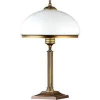 Jupiter Tafellamp Petro , brons / oud-messing, Woon-/ Eetkamer, metaal, Antiek, Tafellamp