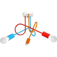 Helam Plafondlamp Oxford, dimbaar, multicolor, Woon-/ Eetkamer, metaal, Jong wonen, plafondlamp