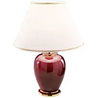 AUSTROLUX BY KOLARZ Tafellamp Giardino Bordeaux, rood, Woon-/ Eetkamer, Keramiek, Modern, Tafellamp
