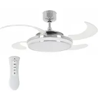 Lt-luce Plafondventilator Fanaway LED Chroom