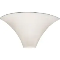 AUSTROLUX BY KOLARZ Wand uplighter CARDIN, dimbaar, wit / opaal, Woon-/ Eetkamer, Keramiek, Modern, Wandlamp