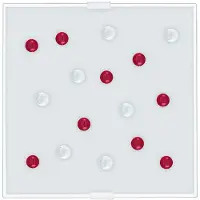 Eglo Santiago 1 - Wand/Plafondlamp - LED - Wit, Helder, Rood