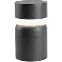 Faro Sokkellamp buiten SETE, zwart, Aluminium, Modern, LED buitenlamp