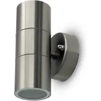 V-TAC Wandlamp RVS | 2xGU10 | IP44 | 16,3 cm hoog - 5086005