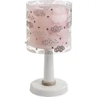 DALBER Kinderkamer tafellamp Clouds soft roze
