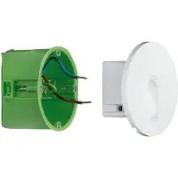 Paulmann 92924 LED-inbouwlamp LED LED vast ingebouwd 1.1 W Wit (glanzend)