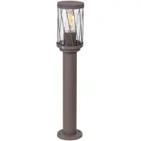 Rabalux Budapest staande tuinlamp, IP44, kleur bruin, E27-fitting, max. 40 W, 8889