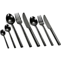 Serax Pure dessertlepel Zwart