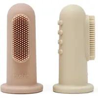 Mushie Vingertandenborstel 7001301 Shifting Sand/Blush