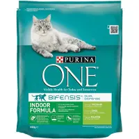 Purina One 4x Kattenvoer Droog Indoor Kalkoen 800 gr