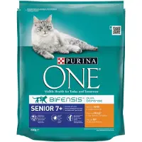 Purina One 4x Kattenvoer Droog Senior Kip - Volkoren Granen 800 gr