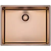 Reginox New York spoelbak 50x40 vlakbouw, onderbouw, vlakopbouw Copper Rose R35153