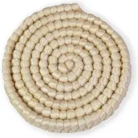 Witbaard Wolcrepe wit 100cm