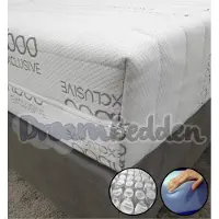 Bamboo Matras 180x220 HR55 Koudschuim 9-zones pocketvering Exclusive Ca. 21cm Dik