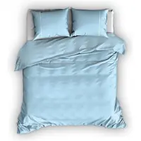 Cascina Colorini Dekbedovertrek Divina Bleu Wit-200 x 200 / 220 cm | 2-Persoons