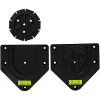 Bull's Click Fix Bracket (Black, 4 Meter with Ring)