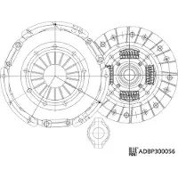 Blue Print ADBP300056 Koppelingsset