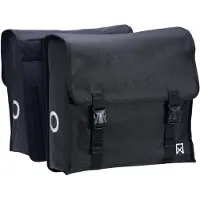Willex - Dubbele Tas - XXL - Waterafstotend - Universele Bevestiging - 46 liter - Zwart