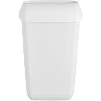 Mts euro products Quartz Afvalbak Mat Wit Kunststof 23Liter