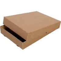 Cleverpack Paraatdoos A4 - 305x218x55mm voor 500vel bruin - 10 stuks
