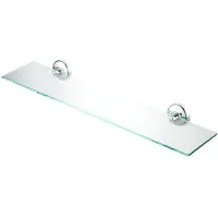 Geesa Hotel planchet met glasplaat 55 x 11,7 cm, chroom