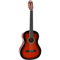 Lapaz 002 SB 4/4-formaat klassieke gitaar sunburst
