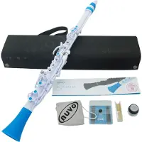 NUVO CLARINEO WIT EN BLAUW