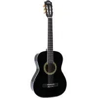 Lapaz 002 BK 3/4 klassieke gitaar zwart