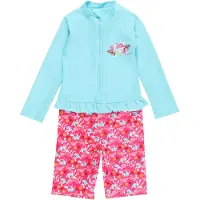 Playshoes UV-bescherming turquoise / geel / cyclaam / rosa / wit