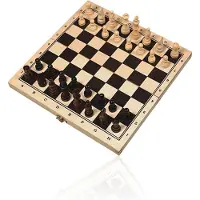 HOT Games Schaak-/backgammon Klapcassette