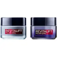 L'Oréal Revitalift Filler (ha) - Dagcrème 1x 50 Ml & Nachtcrème 1x 50 Ml - Pakket