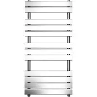 Guido Gusto Designradiator Ella 120x60cm chroom 703W zij aansluiting