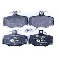 HELLA PAGID Remblokkenset, schijfrem 8DB 355 018-021