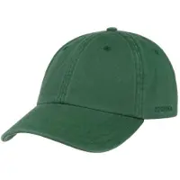 Stetson Rector Baseballcap By Stetson donker groen | Maat: One Size