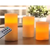 Huismerk Premium LED Kaarsen Vlamloos Set - 3 Delig
