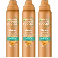 Garnier 3x Garnier Ambre Solaire Natural Bronzer Zelfbruinende Spray Light 150 Ml