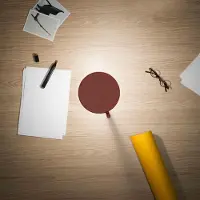 Wästberg W182 Pastille Tafellamp Long Arm with Pin Integrated Ø 20 mm (p2) | Oxide Red