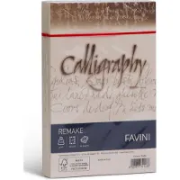 Favini REMAKE Calligraphy Perla – Ecologische Enveloppen – 25 Stuks J7 (120×180 mm) – 120 g/m² – Parelwit – 25% Leervezels – FSC – Made in Italy