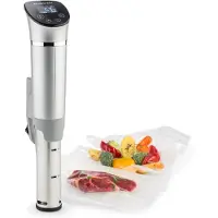 Klarstein Quickstick Flex 1300W 3D circulerend 0-95 °C IPX7 timer zilver
