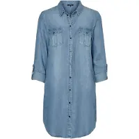 Vero Moda Blousejurk 'VMSilla' blauw denim