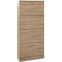 Rousseau Schoenenkast Carini 4 laden - lichte sonoma