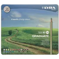 Lyra Graduate Permanent Set kleurpotloden 24 pcs