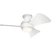 Elstead Lighting Plafondventilator Sola | 86cm | Outdoor | Mat Wit