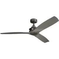 Elstead Lighting Plafondventilator Ried | 142cm | Indoor | Ijzer